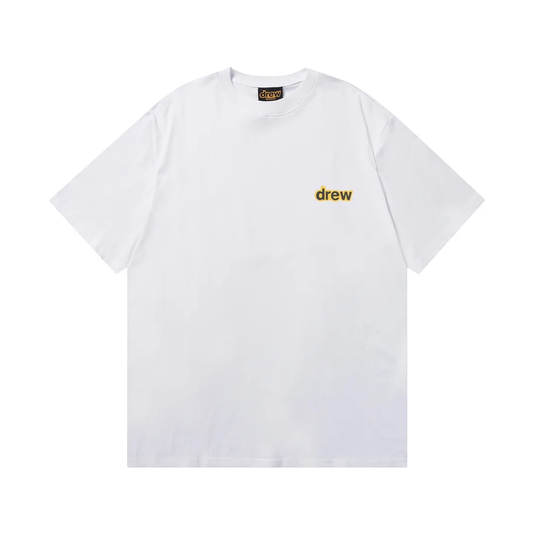D 057 9 2023SS Same Style drew T g , ！ Quality！！ ， Quality！！ ， ！！ ， ， ， ， ， 。 Sizes：S M L XL ：Black White Royal Blue Red Brown White Orange